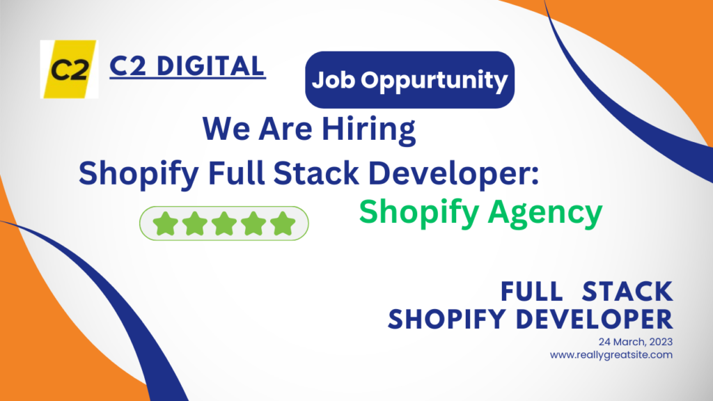 Shopify Full Stack Developer Job